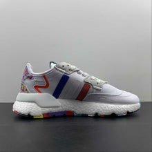 Cargar imagen en el visor de la galería, Adidas Nite Jogger White Blue-Red CG6198