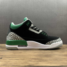 Cargar imagen en el visor de la galería, Air Jordan 3 Retro Black Pine Green CT8532-030