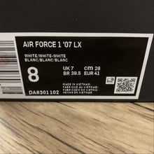 Cargar imagen en el visor de la galería, Air Force 1 07 Mid LX White White White DA8301-102
