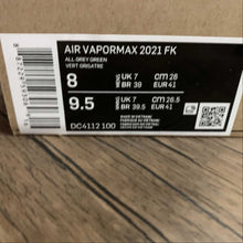 Cargar imagen en el visor de la galería, Air VaporMax 2021 FK All Grey Green DC4112-100