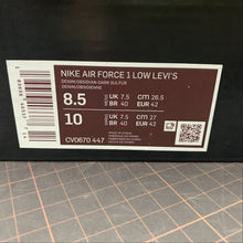 Cargar imagen en el visor de la galería, Air Force 1 Levi´s Denim-Obsidian-Dark-Sulfur CV0670-447