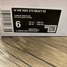 Cargar imagen en el visor de la galería, Air Max 270 React SE LT Arctic Pink Black CJ0620-600