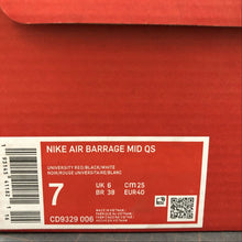 Cargar imagen en el visor de la galería, Air Barrage Mid QS University Red Black White CD9329-006