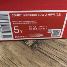 Cargar imagen en el visor de la galería, Court Borough Low 2 Mwh White University Red-White BQ5448-007