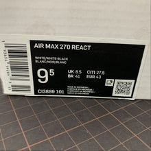 Cargar imagen en el visor de la galería, Air Max 270 React White White Black CI3899-101
