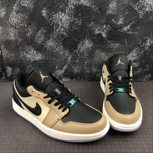 Cargar imagen en el visor de la galería, Air Jordan 1 Retro Low HI Premium Black Khaki White CQ9446-003