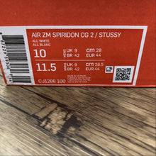 Cargar imagen en el visor de la galería, Air Zm Spiridon Cg 2 Stussy All White CJ1288-100