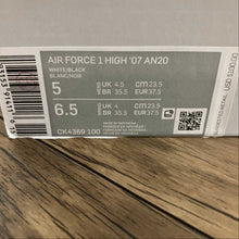 Cargar imagen en el visor de la galería, Air Force 1 High 07 AN20 White Black CK4369-100