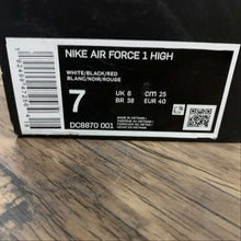 Cargar imagen en el visor de la galería, Air Force 1 High “75th Anniversary” White Black Red DC8870-001