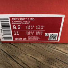 Cargar imagen en el visor de la galería, Air Flight 13 Mid Black Grey Lake Blue 579961-102