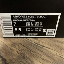 Cargar imagen en el visor de la galería, Air Force 1 GORE-TEX BOOT White White-Reflect Silver CT2815-100
