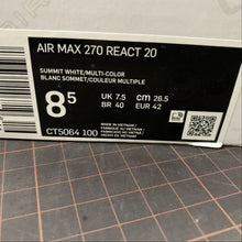 Cargar imagen en el visor de la galería, Air Max 270 React 20 Summit White Multi-Color CT5064-100