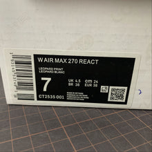 Cargar imagen en el visor de la galería, Air Max 270 React Leopard Print CT2535-001