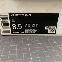 Cargar imagen en el visor de la galería, Air Max 270 React Pink CD6870-404