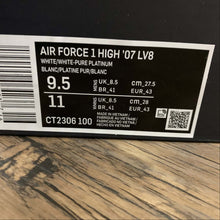 Cargar imagen en el visor de la galería, Air Force 1 High 07 LV8 White White-Pure Platinum CT2306-100