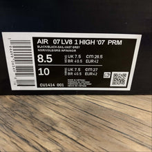 Cargar imagen en el visor de la galería, Air Force 1 High 07 PRM Toll Free Black Sail Vast Grey CU1414 001