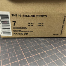 Cargar imagen en el visor de la galería, Air Presto x Off-White Black Black-Muslin AA3830-001