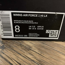 Cargar imagen en el visor de la galería, Air Force 1 HI LX White Multi-Color-White DC2111-191
