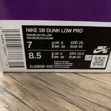 Cargar imagen en el visor de la galería, SB Dunk Low PRO Red Blue Yellow DJ0606-400