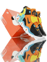 Cargar imagen en el visor de la galería, Air Barrage Mid QS Fire Attack Retro Naranja, Negro, Agua, Azul y Blanco