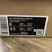 Cargar imagen en el visor de la galería, Air VaporMax 2020 FK Pure Platinum Black-Multi CJ6740-001
