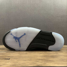 Cargar imagen en el visor de la galería, Air Jordan 5 Retro Black Racer Blue (2021) CT4838-004