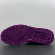 Cargar imagen en el visor de la galería, Air Jordan 1 Mid Amethyst Ash Red Plum Sail BQ6472 501
