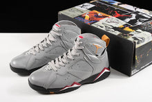 Cargar imagen en el visor de la galería, Air Jordan 7 Retro Reflections of a Champion Silver Cardinal Red-Black