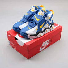 Cargar imagen en el visor de la galería, Air Barrage Mid QS Sky Blue White Black Orange AT7847-100