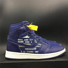 Cargar imagen en el visor de la galería, Air Jordan 1 Retro High OG x Swoosh Blue 555088-400