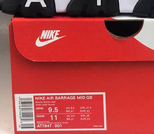 Cargar imagen en el visor de la galería, Air Barrage Mid QS Black White-Jade AT7847-001