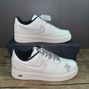 Chrome Hearts x Air Force 1 07 Low Rice White Black DM0119-422