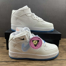 Cargar imagen en el visor de la galería, Air Force 1 07 Mid LX White University Blue Pink Black DA8301-102
