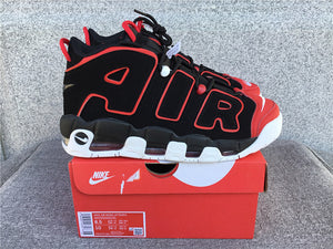 Air More Uptempo 96 Black University Red White D0274-001