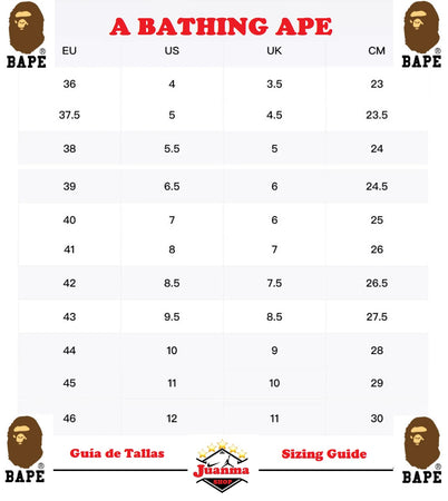 BAPE STA Light Grey Cream