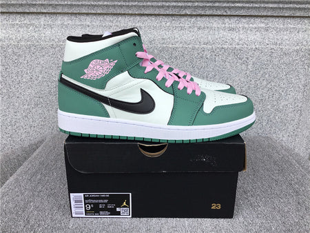 Air Jordan 1 Mid SE Dutch Green Black Barely Green (2021) CZ0774 300