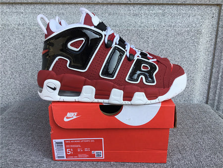 Air More Uptempo 96 Varsity Red White Black 415082-600
