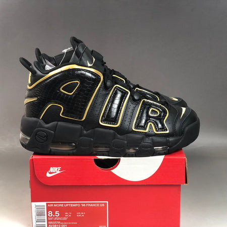 Air More Uptempo 96 FRANCE QS Black Metallic Gold AV3810-001
