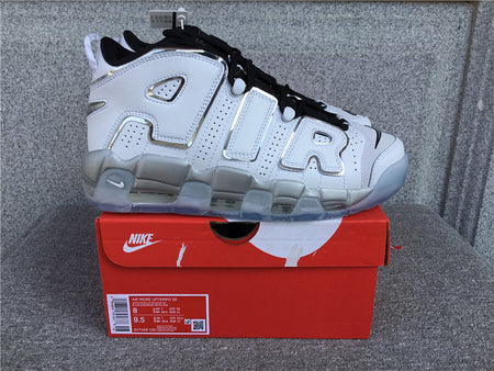 Air More Uptempo SE White Chrome Black Clear Metallic Silver DV7408-100