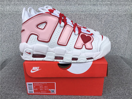 Air More Uptempo 96 White Varsity Red Pink (2021) 921948-102