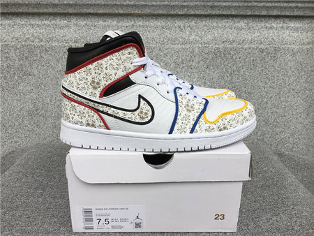 Air Jordan 1 Mid SE Day of the Dead BQ6827-100