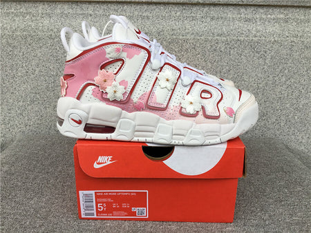 Air More Uptempo GS White Varsity Red DJ5988-100