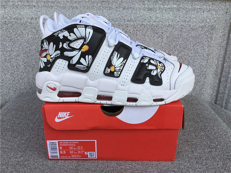 Air More Uptempo White Black Red DM8150-100
