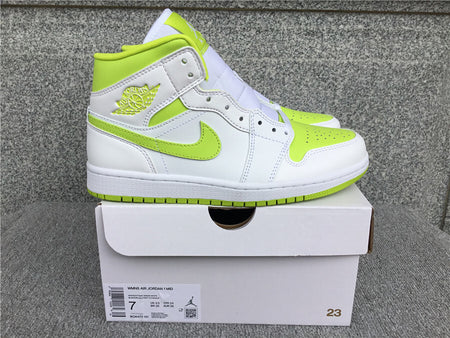 Air Jordan 1 Mid White Atomic Green White (2022) BQ6472-131