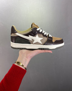 BAPE Sk8 STA Brown Gray