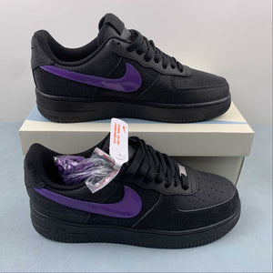 Air Force 1 07 Low Black Purple CW2288-014