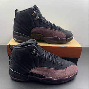 Air Jordan 12 Retro x A Ma Maniere Black Burgundy Crush DV6989-001