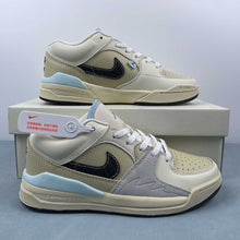 Cargar imagen en el visor de la galería, Air Jordan Stadium 90 Fossil Coconut Milk Black Pale Blue HQ3438-101

