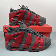 Cargar imagen en el visor de la galería, Air More Uptempo Low Dark Grey Light Crimson FZ3055-002

