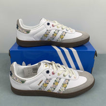 Cargar imagen en el visor de la galería, Adidas Samba OG Flower Print Cloud White Off White Clear Granite HQ5155
